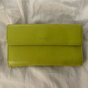 Matt & Nat Vegan Leather Wallet Green